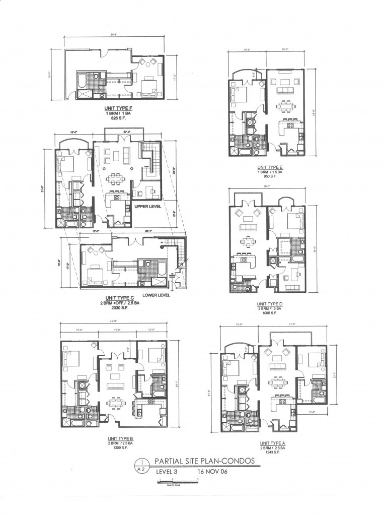 Townhome Development Floor Plans